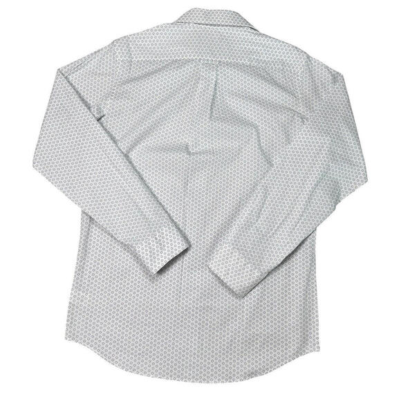 NWT Scotch & Soda Amsterdam Dress Shirt Sz 15.5 32/33 Geometric Blue Multi $180 - Picture 9 of 11